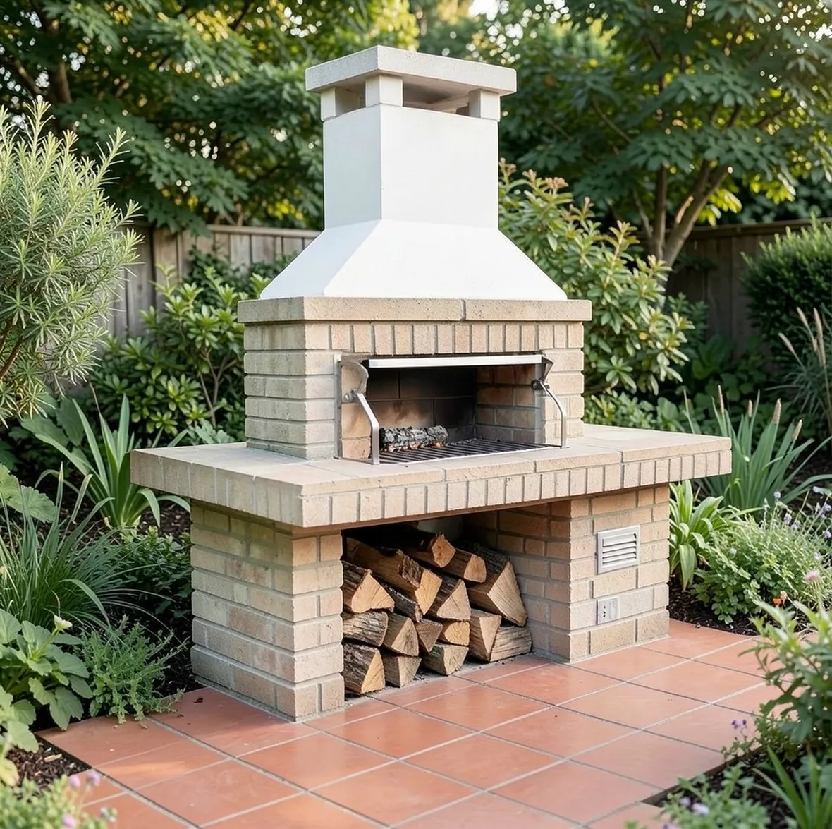 barbecue in muratura