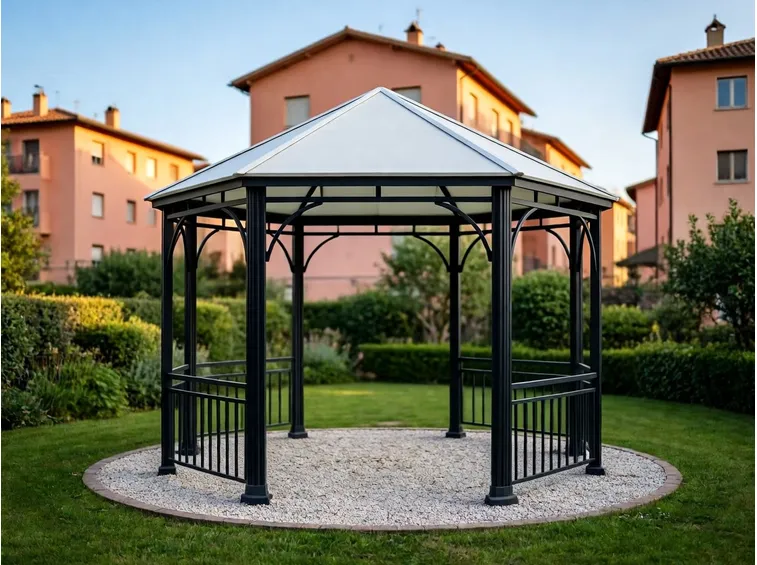 Gazebo in ferro