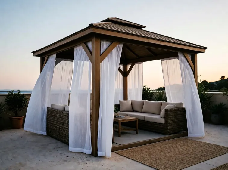 gazebo per terrazzo