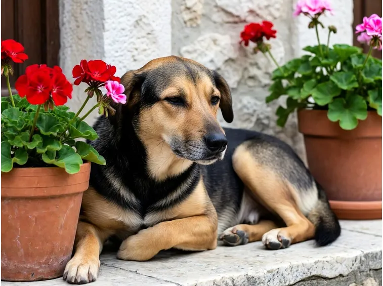 cani e piante