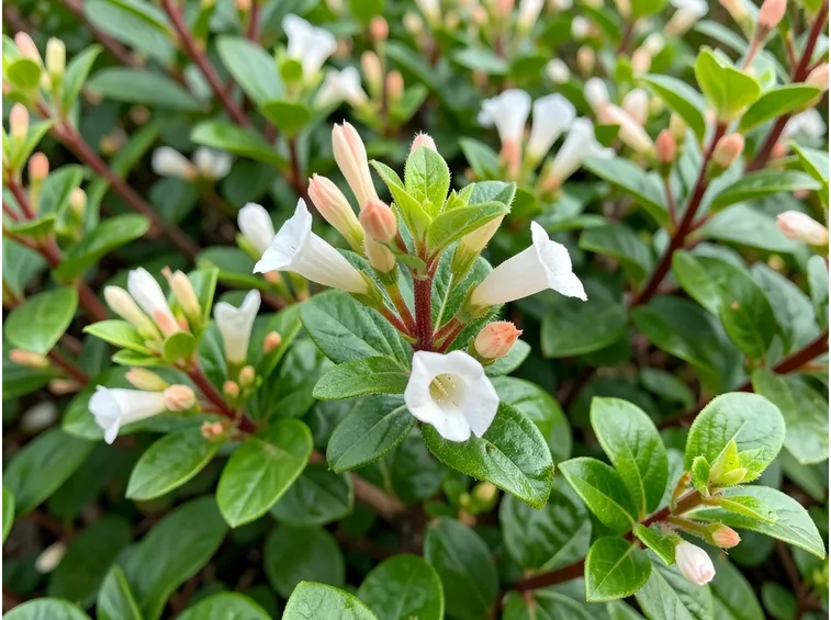 Fiori foglie aiuola
