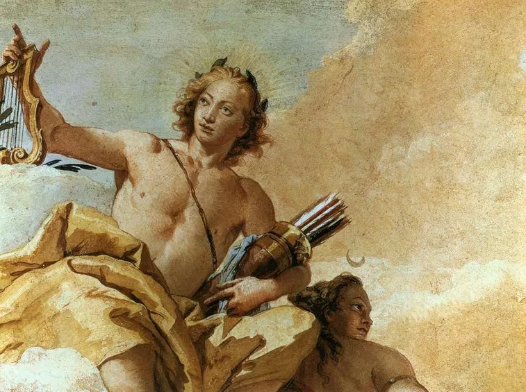 Apollo e Dafne immaginati dallo scultore austriaco Jakob Auer