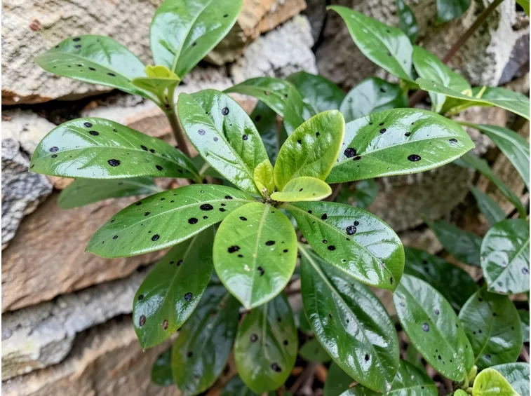 Dettaglio pianta di alloro.