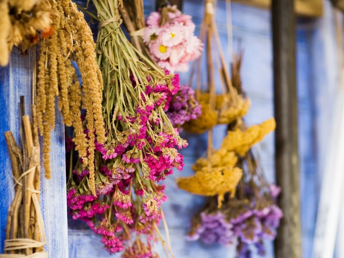 Composizione fiori secchi